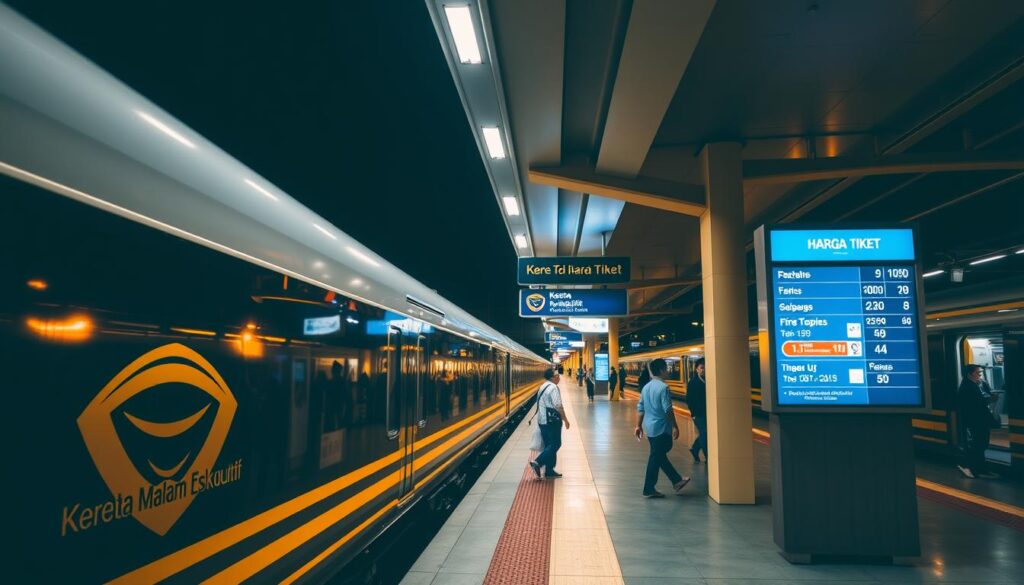 Harga Tiket Kereta Malam Eksekutif