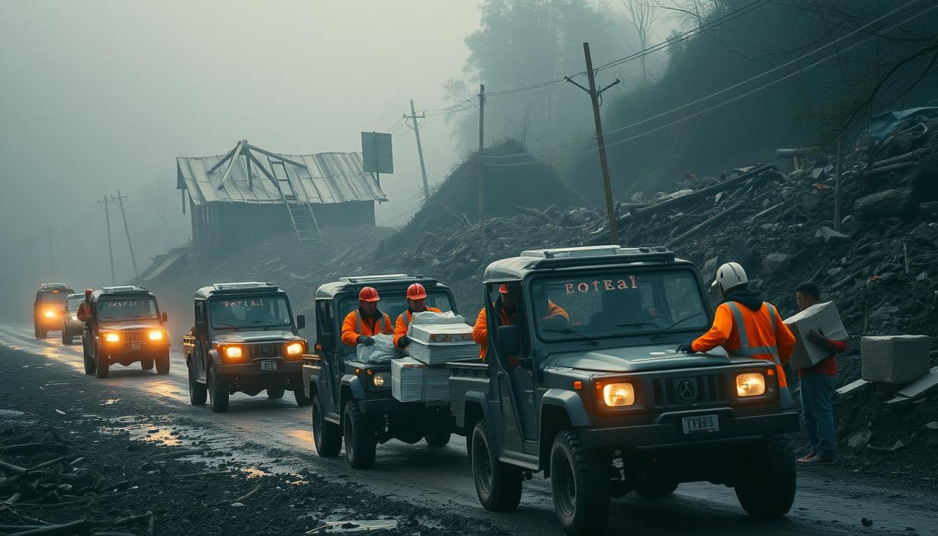 Kemensos Salurkan Bantuan Logistik untuk Korban Longsor