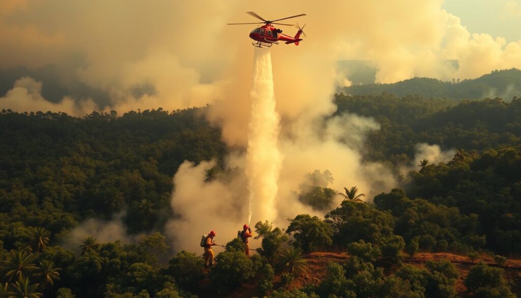 upaya penanggulangan kebakaran hutan
